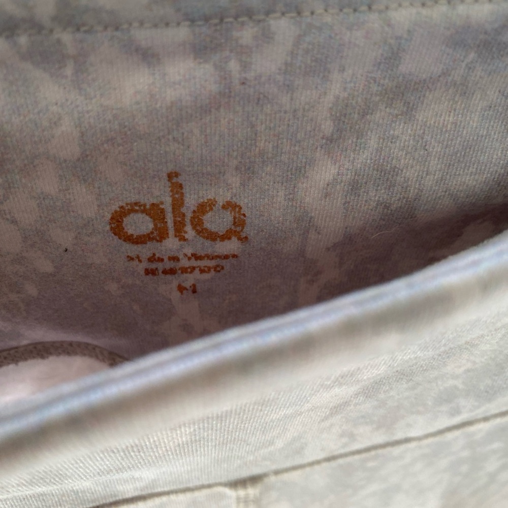 Alo Yoga Goddess Python Colorblock Gray Yoga Legg… - image 5